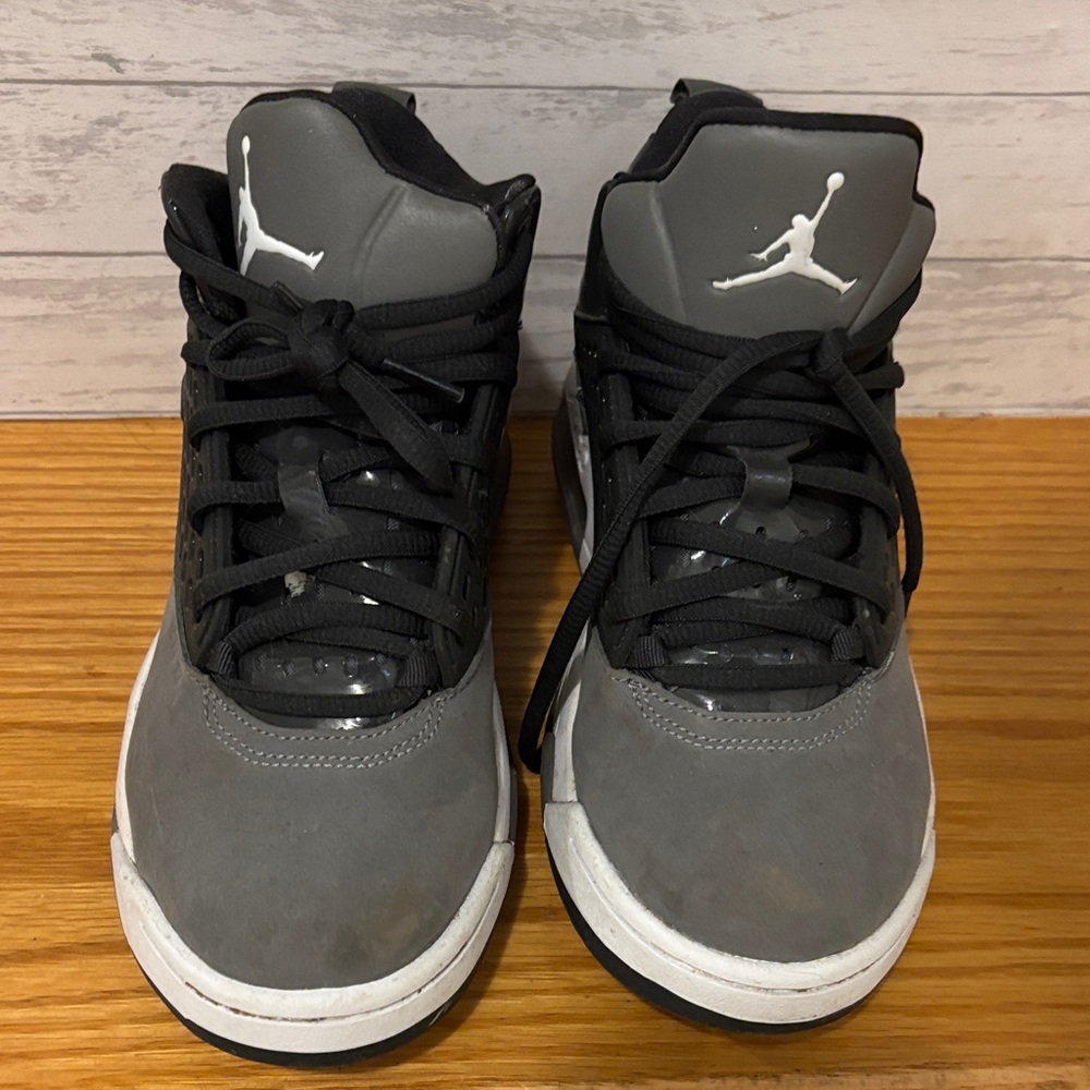Jordan Gray and Black Sneakers
